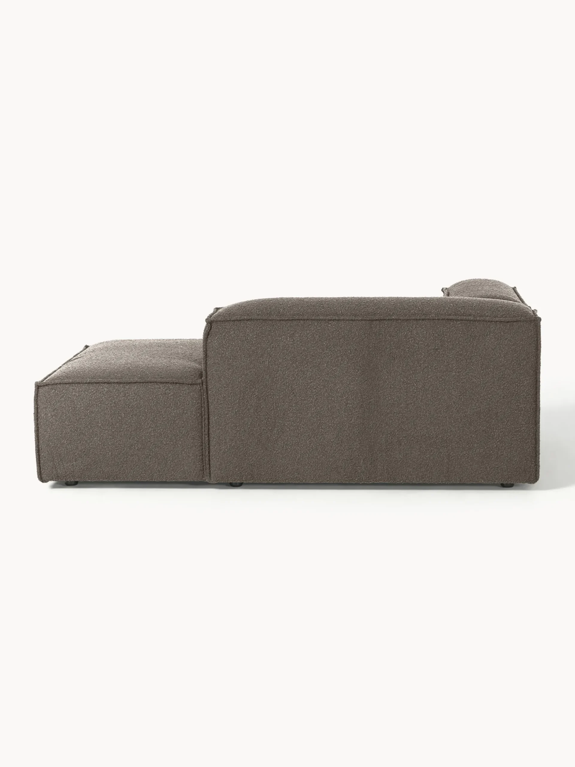 Modulo angolare chaise lounge in bouclé Lennon