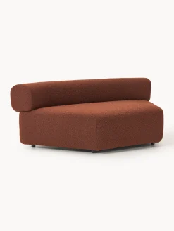 Modulo angolare curvo in bouclé Anton