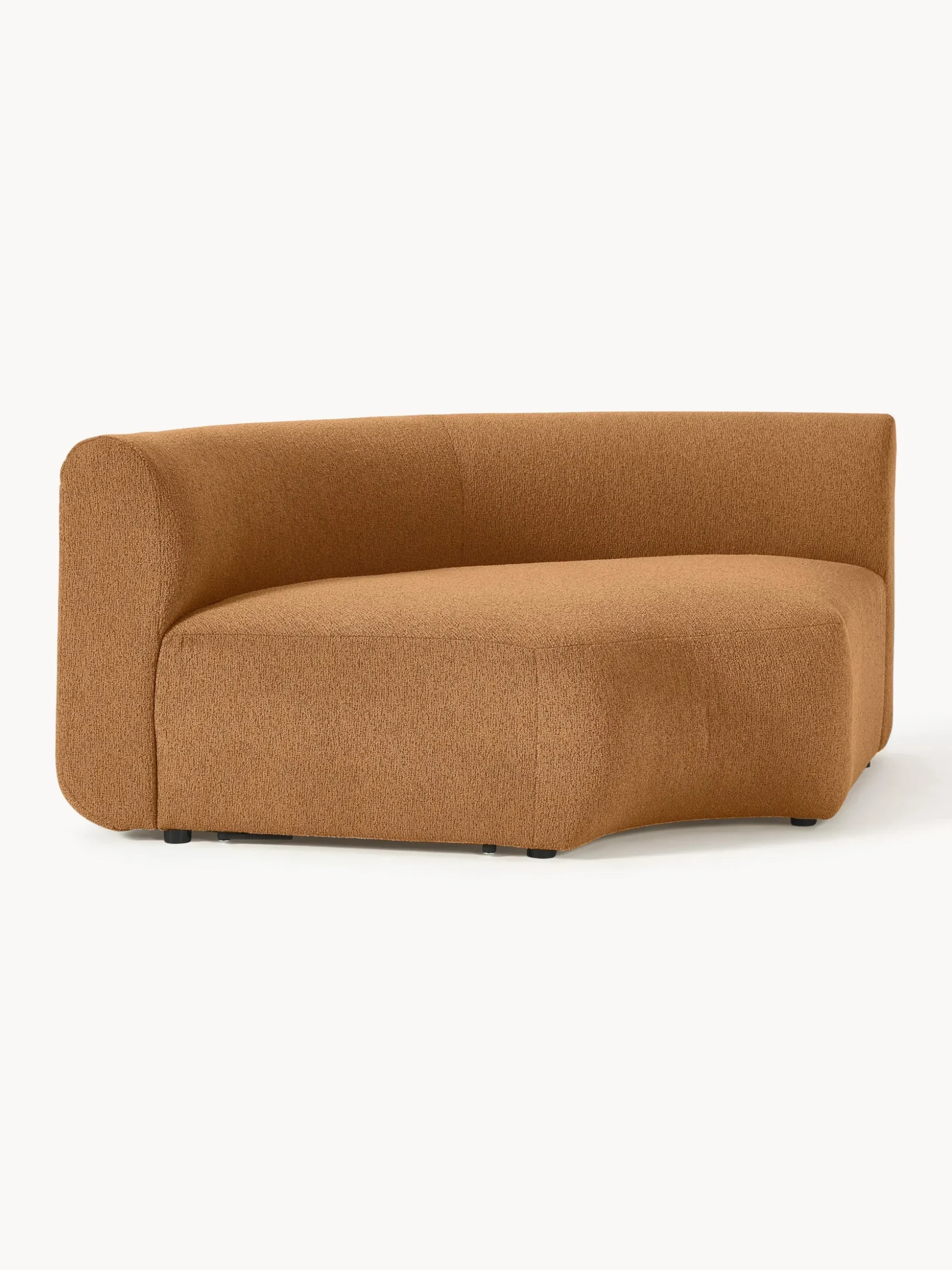 Modulo angolare curvo in bouclé Sofia