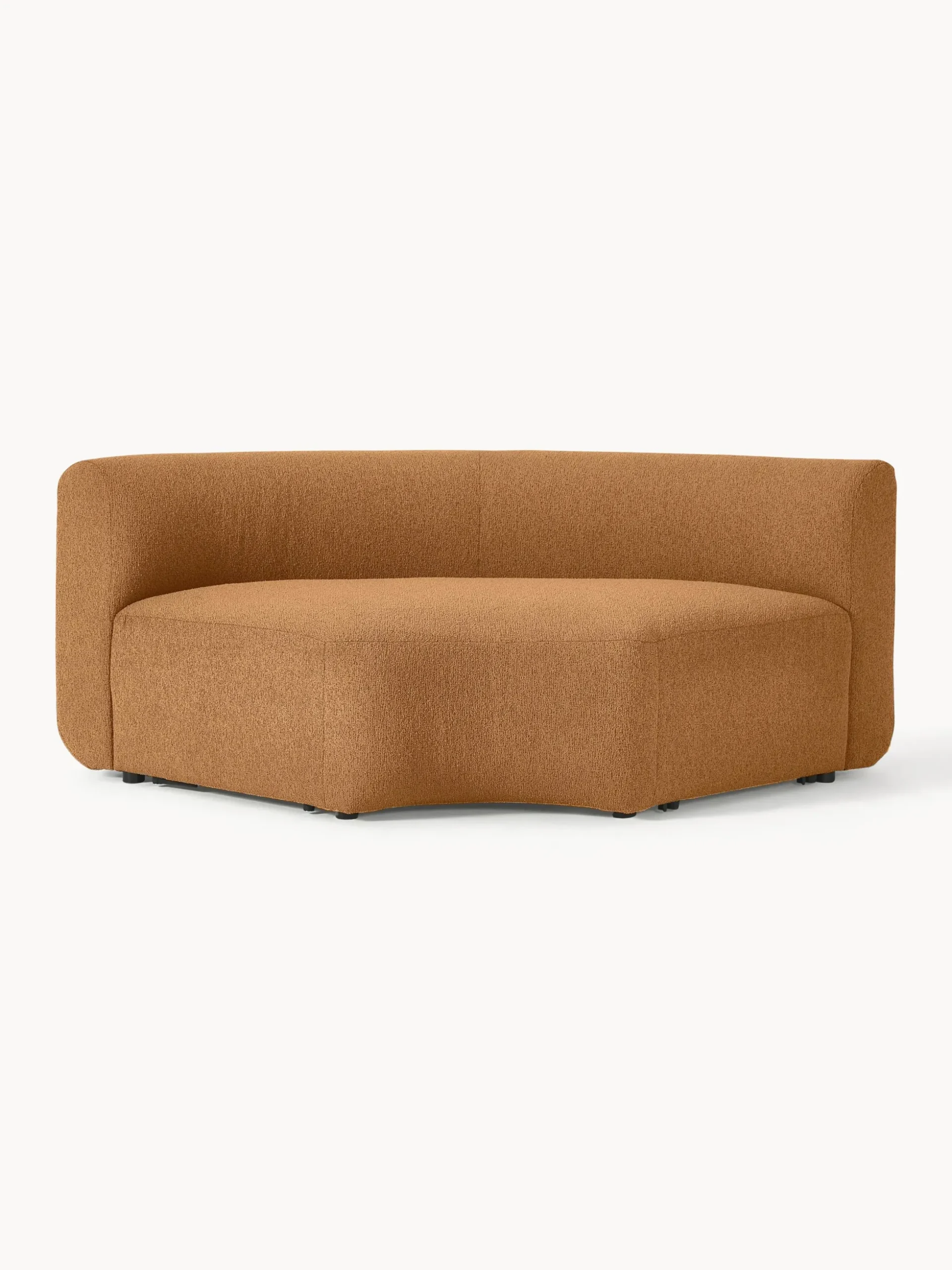 Modulo angolare curvo in bouclé Sofia