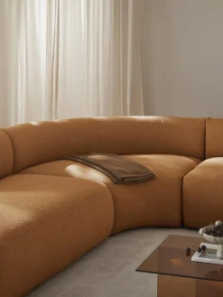 Modulo angolare curvo in bouclé Sofia