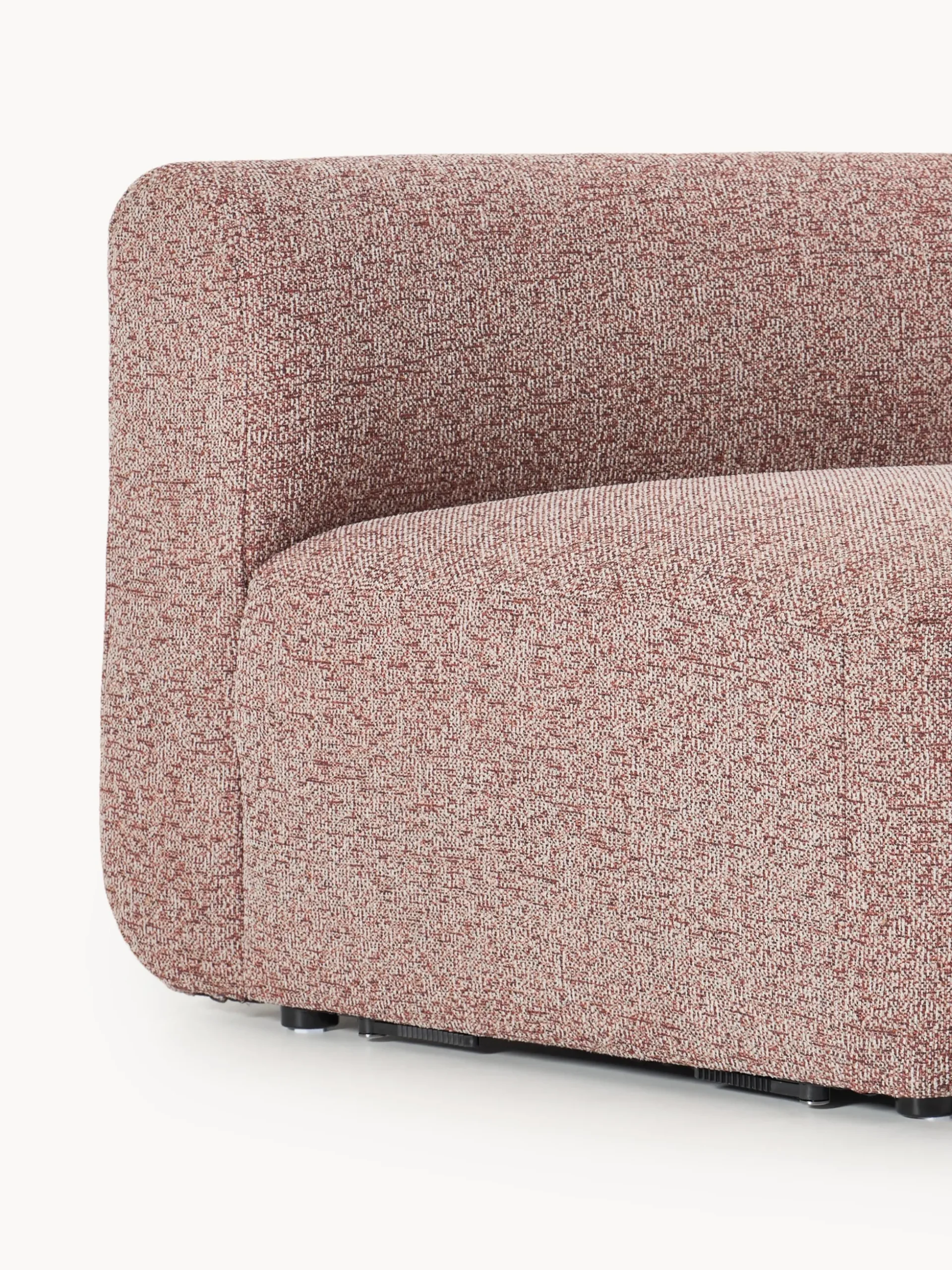 Modulo angolare curvo in bouclé Sofia