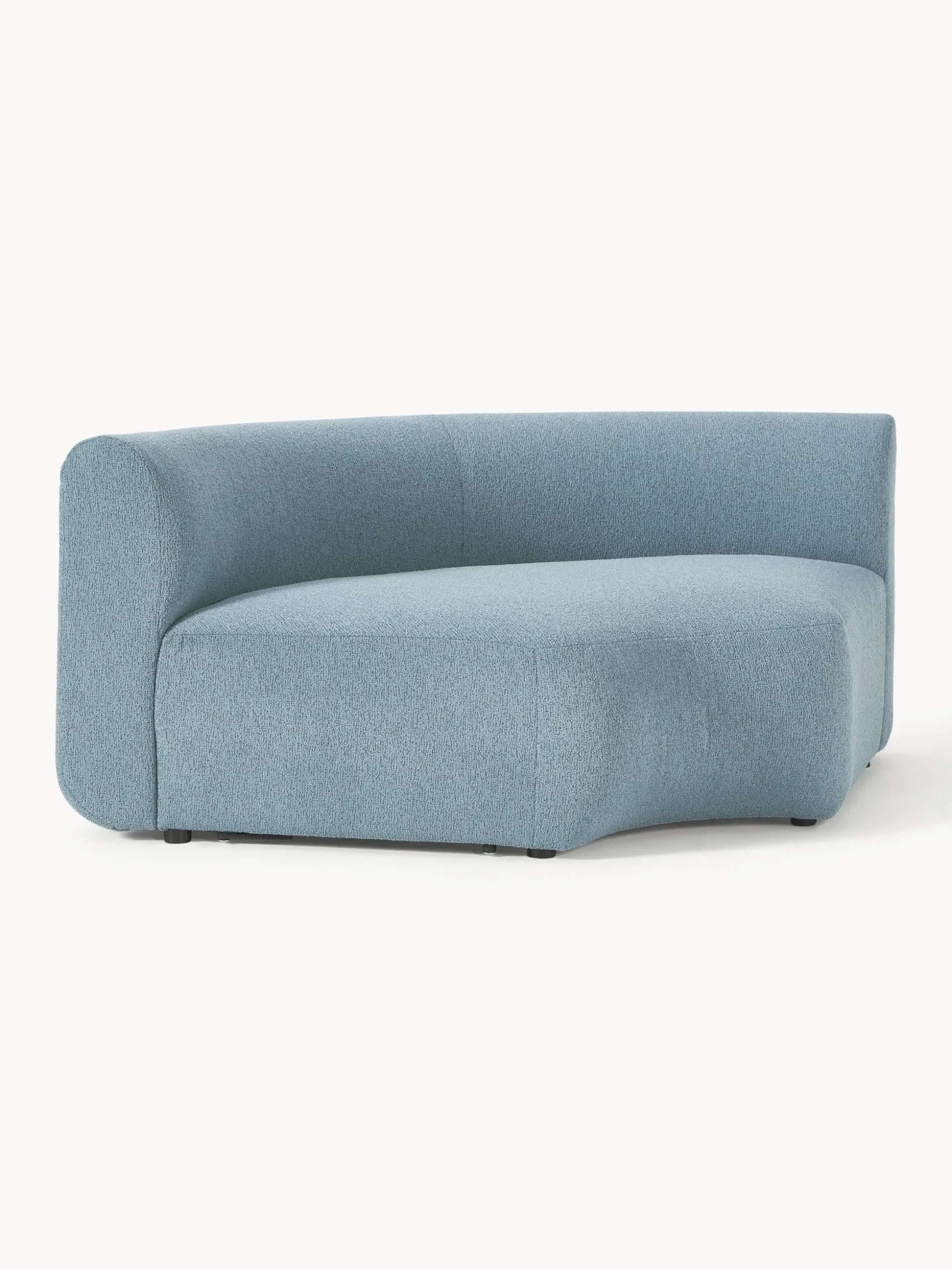 Modulo angolare curvo in bouclé Sofia