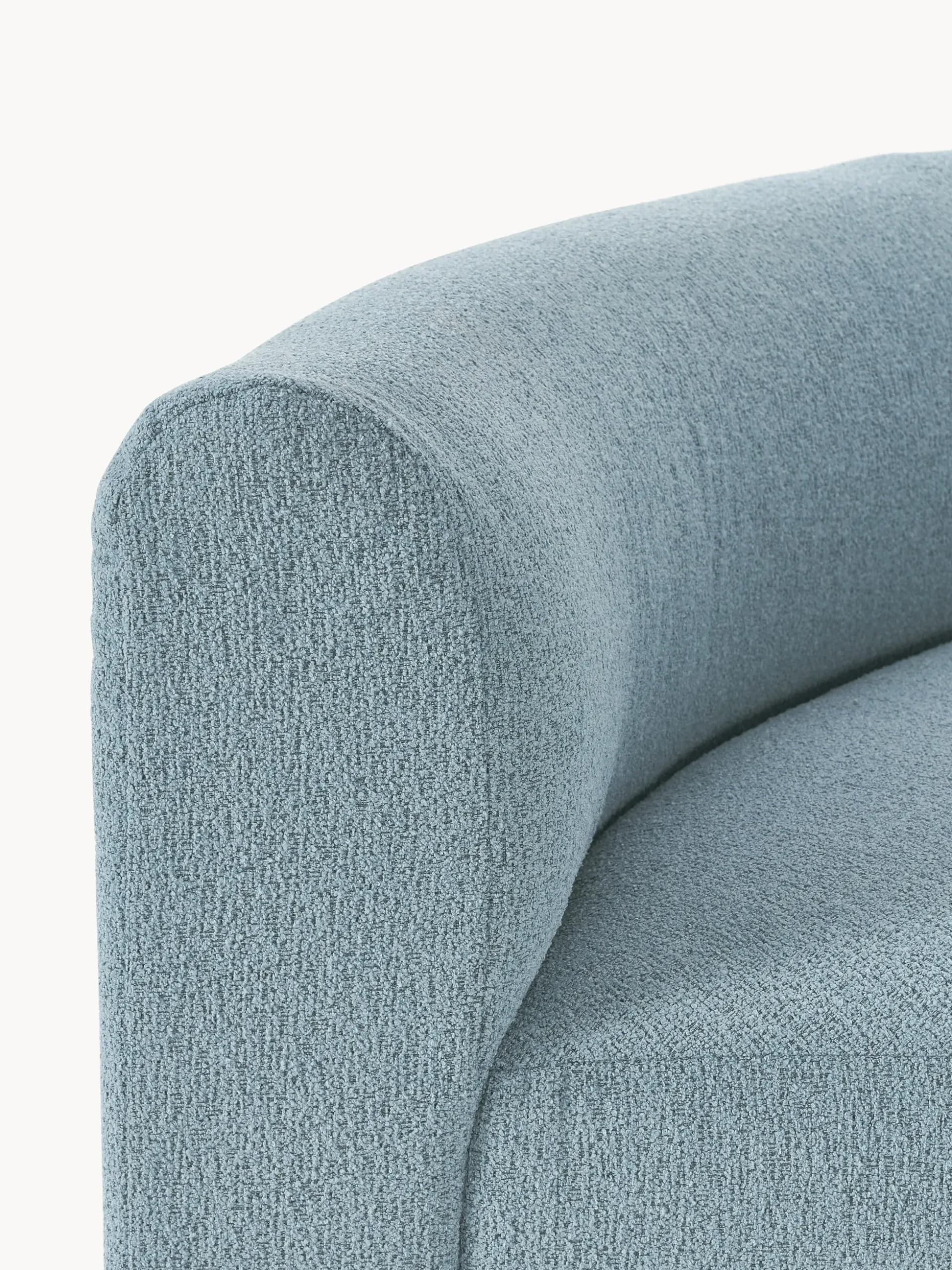 Modulo angolare curvo in bouclé Sofia