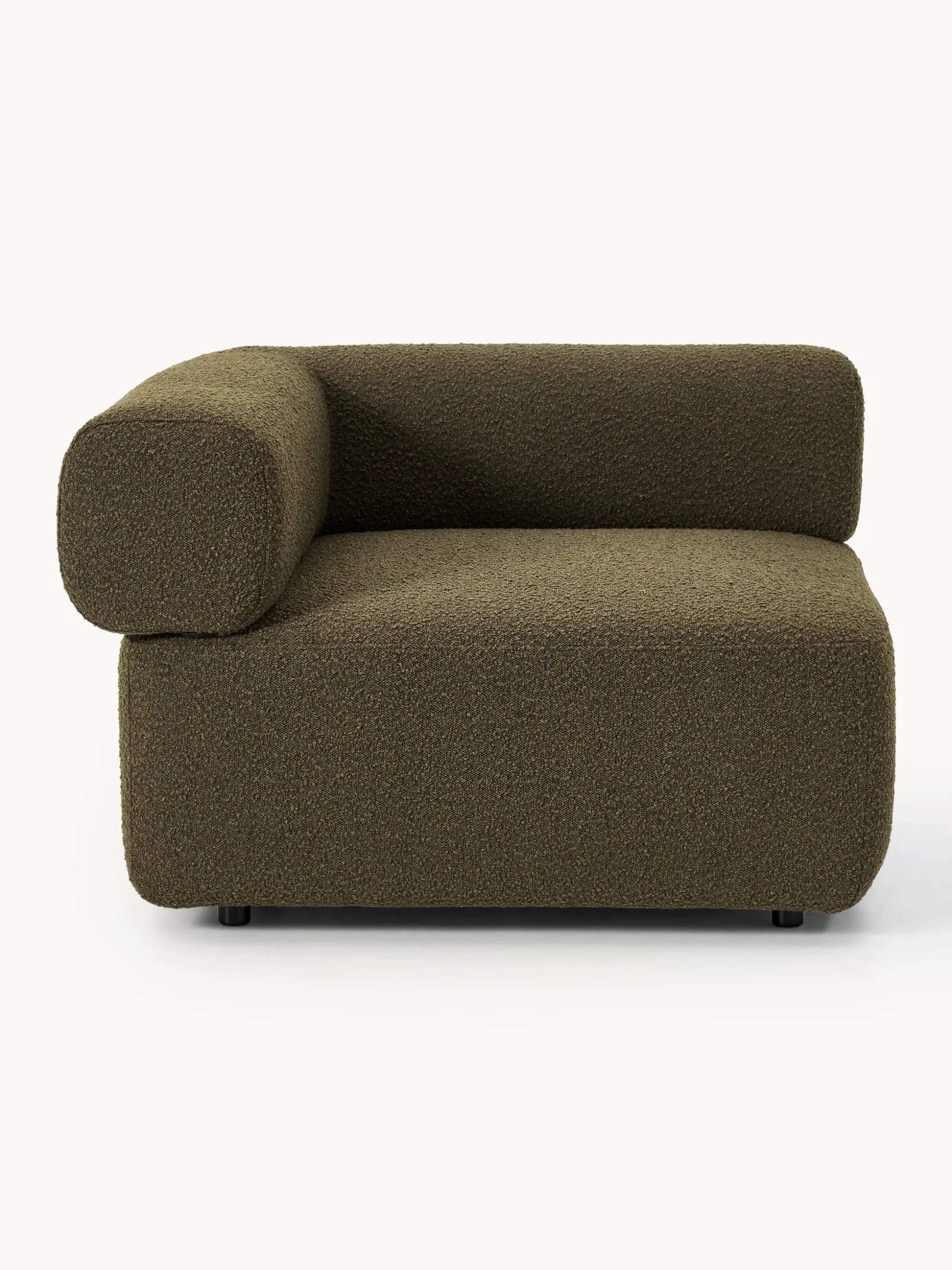 Modulo angolare in bouclé Anton