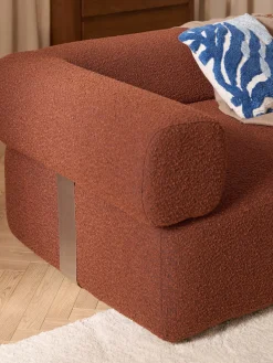 Modulo angolare in bouclé Anton