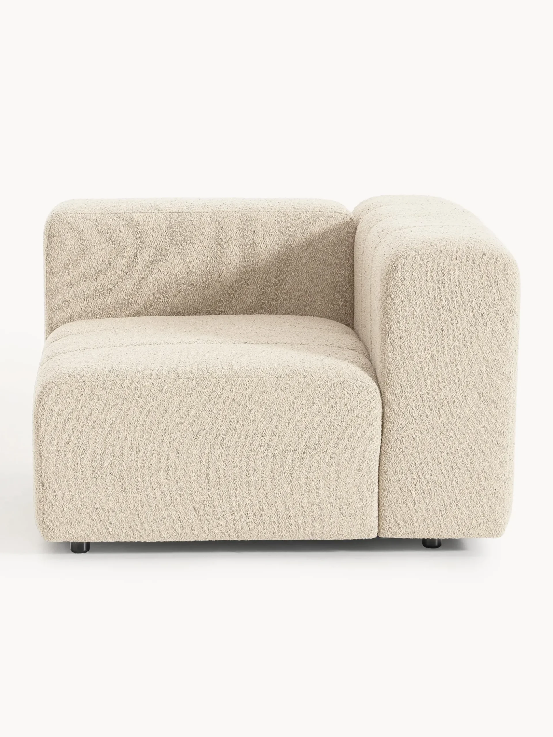 Modulo angolare in bouclé Lena