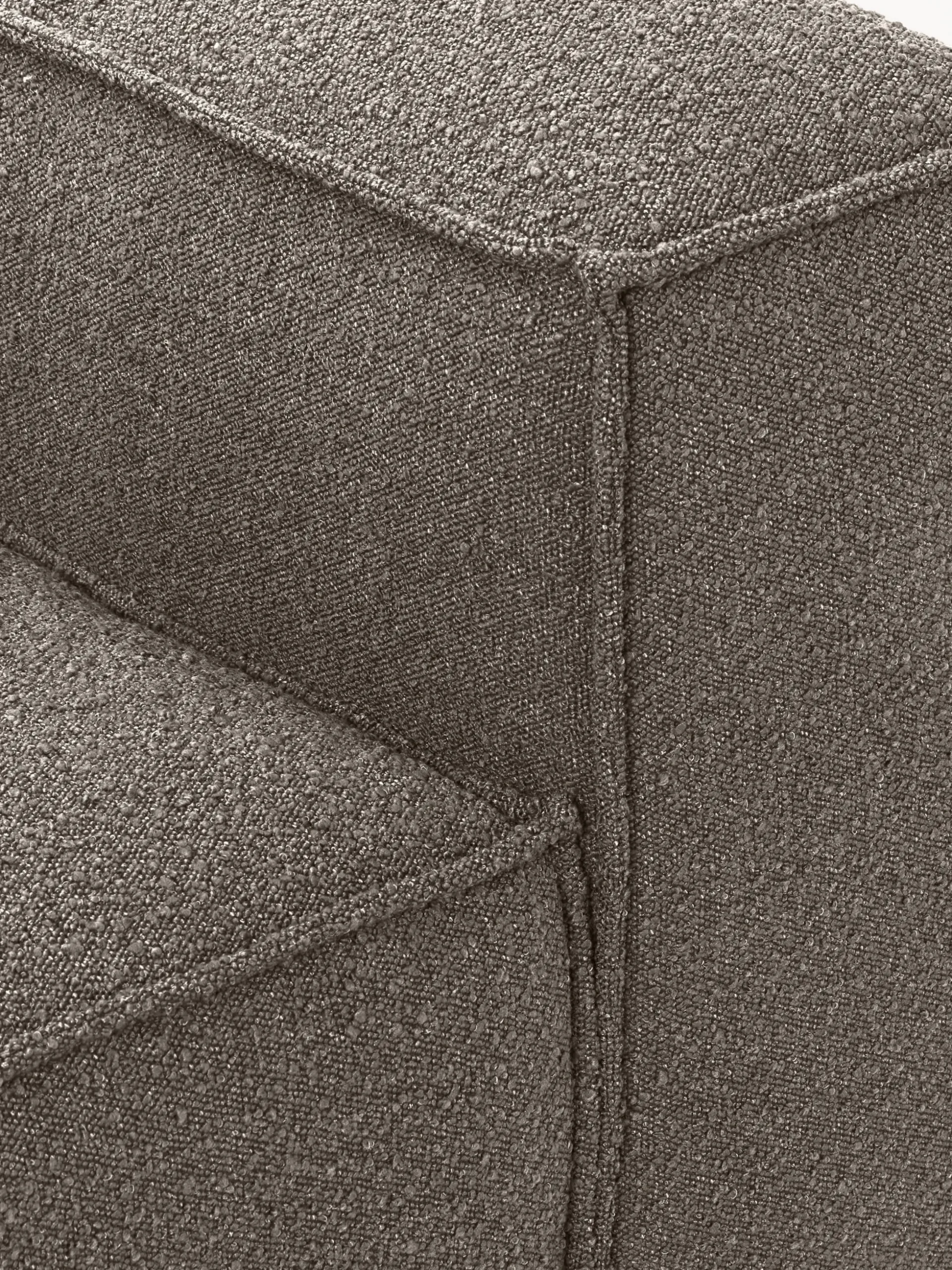 Modulo angolare in bouclé Lennon