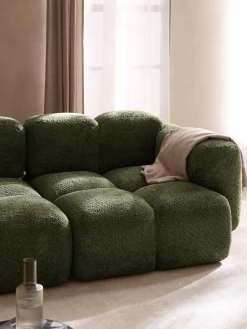 Modulo angolare in teddy-bouclé Tayla