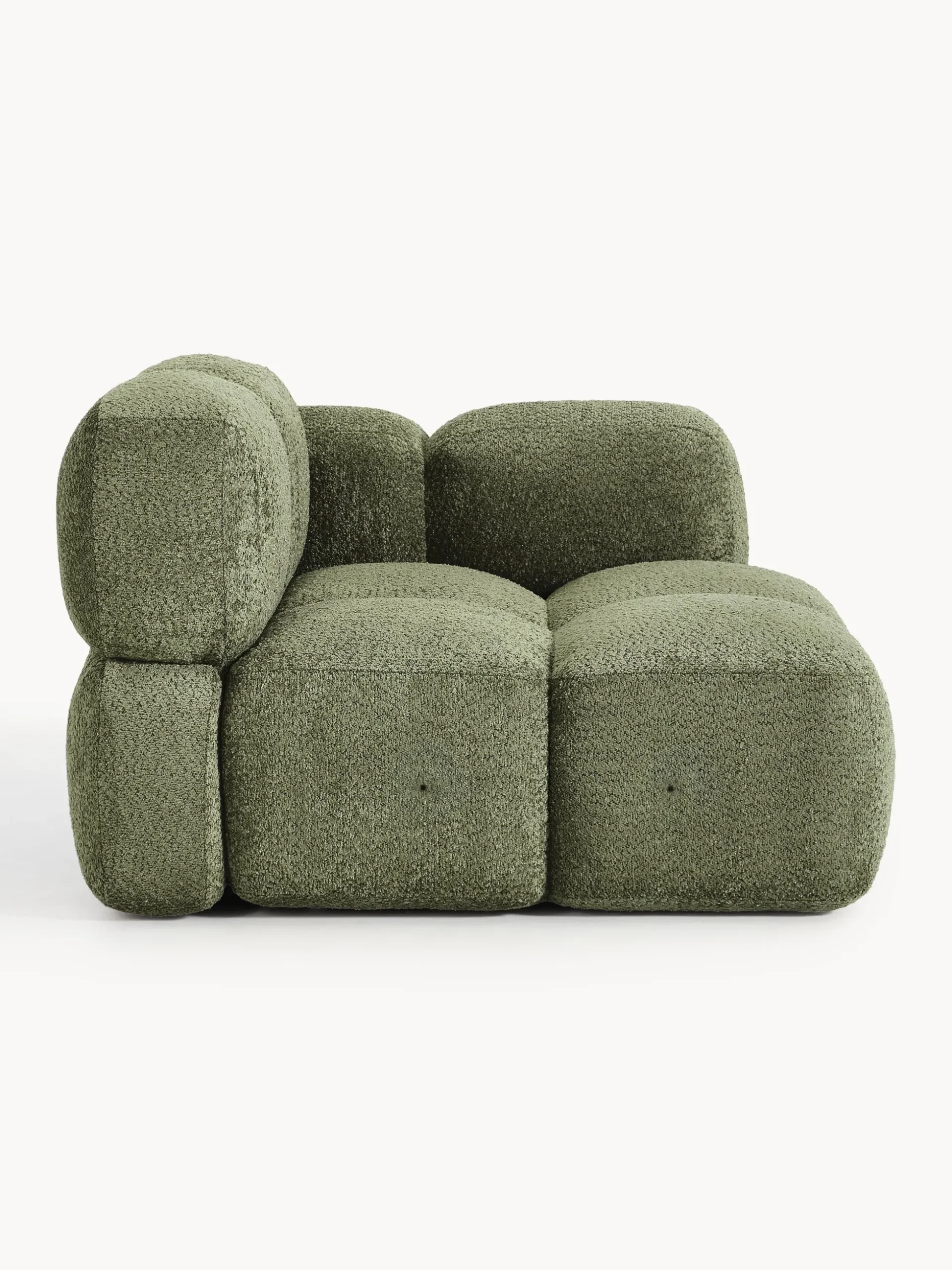 Modulo angolare in teddy-bouclé Tayla