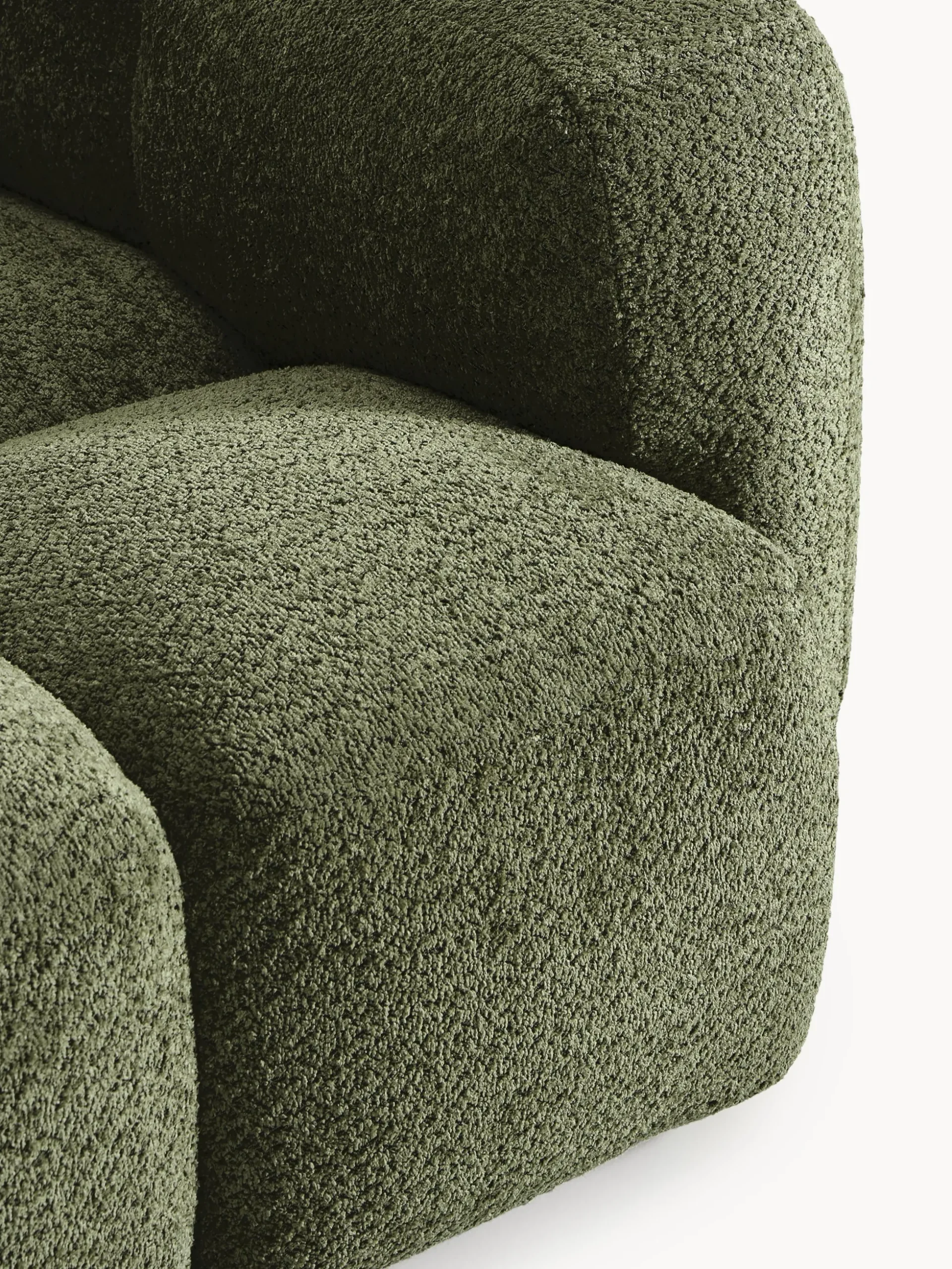Modulo angolare in teddy-bouclé Tayla