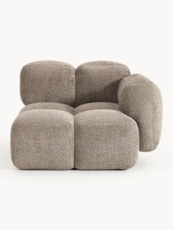 Modulo angolare in teddy-bouclé Tayla