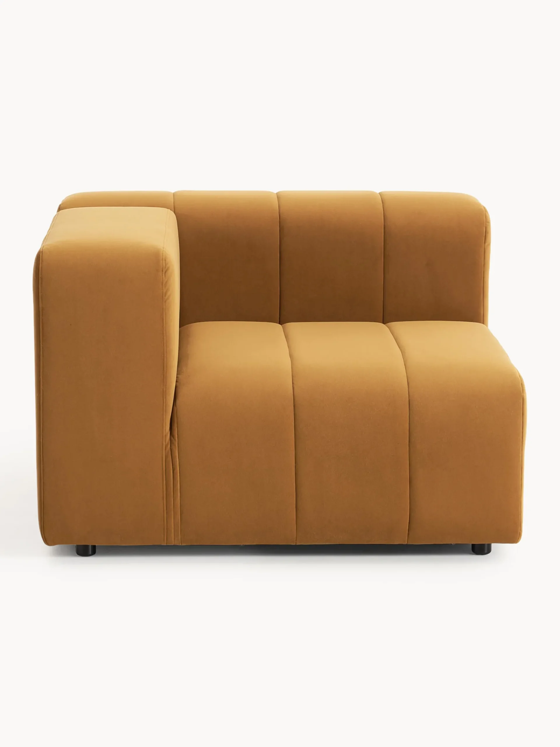 Modulo angolare in velluto Lena