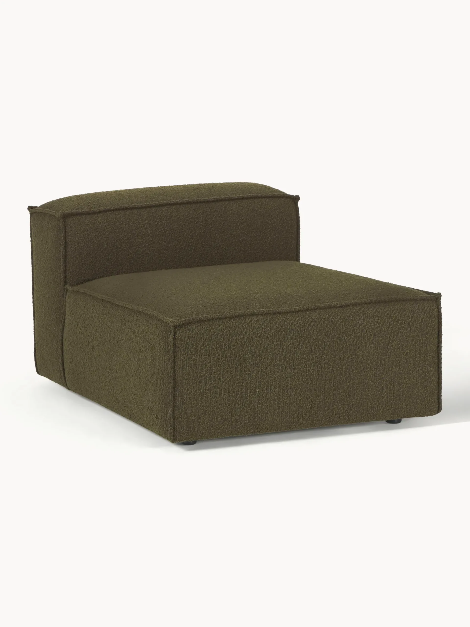 Modulo centrale in bouclé Lennon