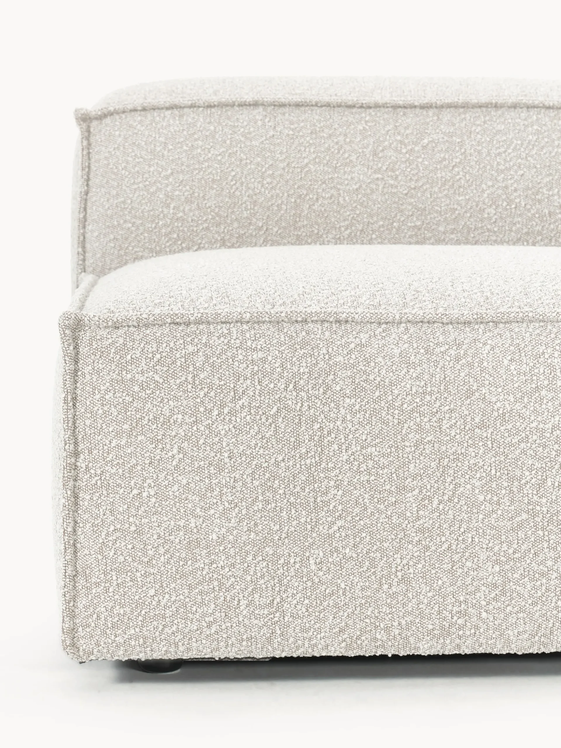 Modulo centrale in bouclé Lennon