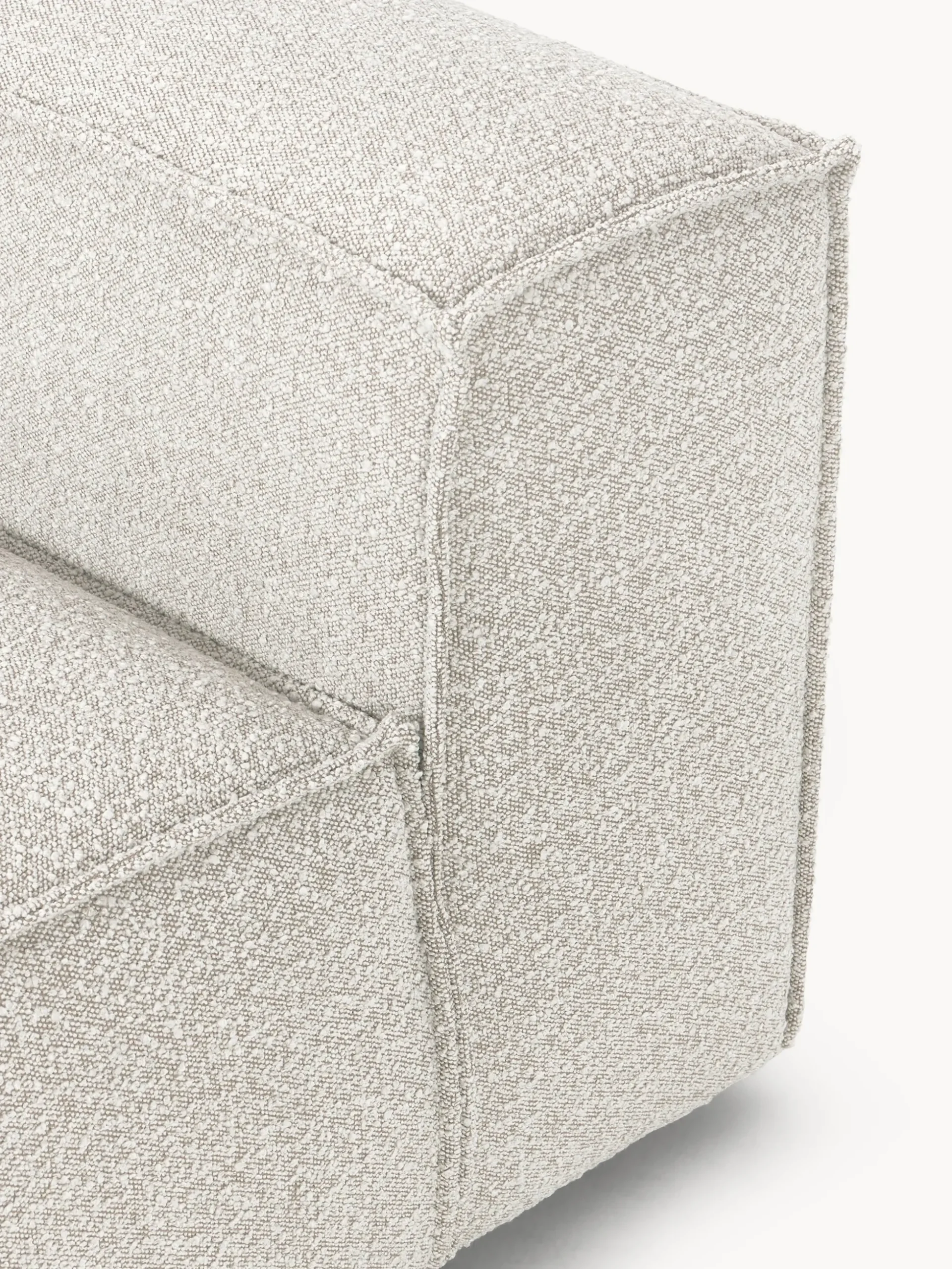 Modulo centrale in bouclé Lennon