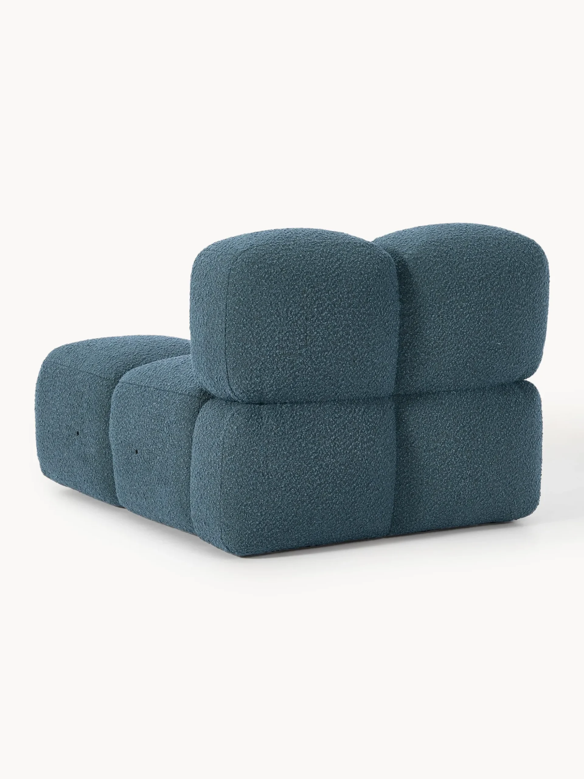 Modulo centrale in bouclé Tayla