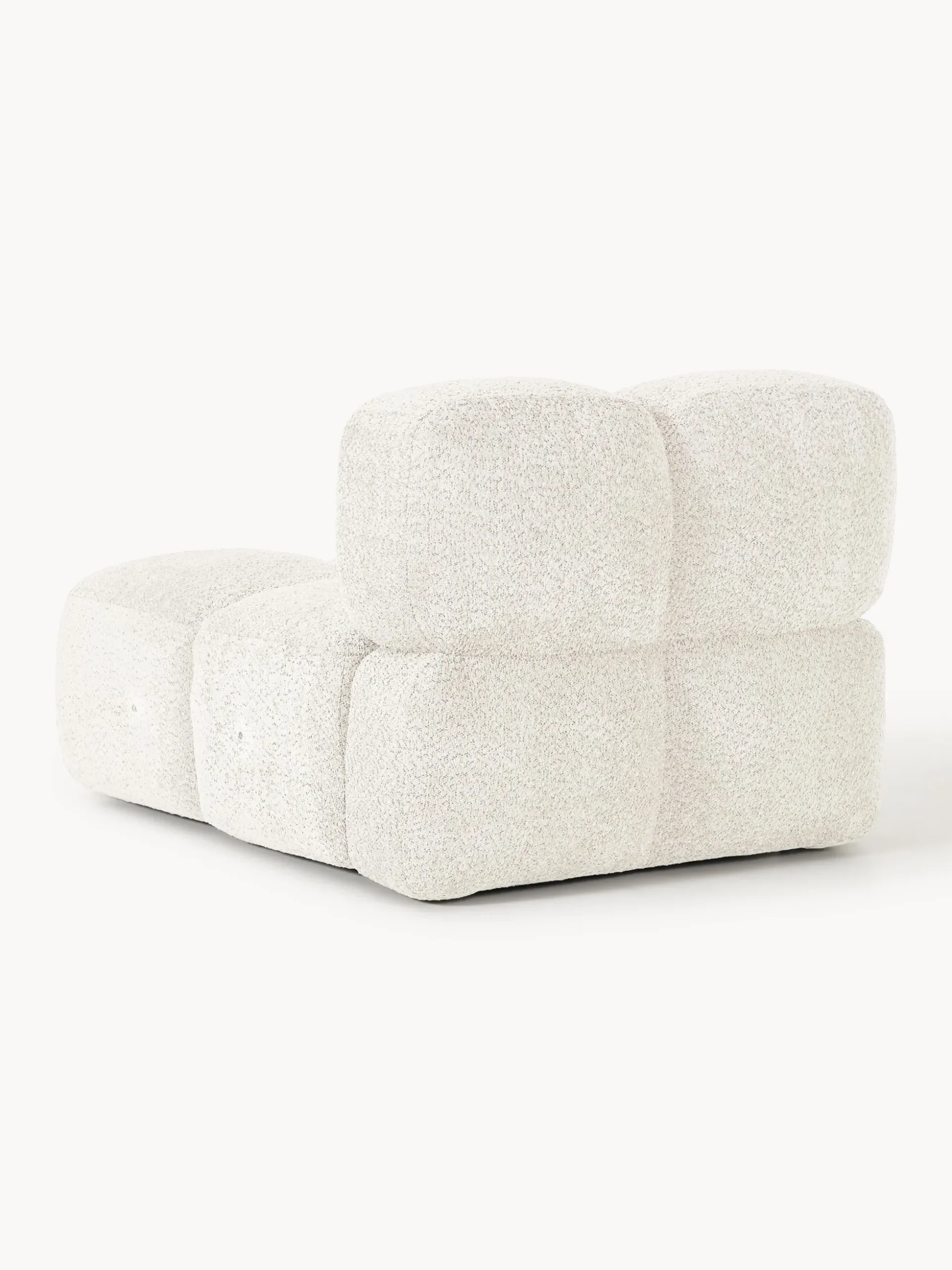 Modulo centrale in teddy-bouclé Tayla