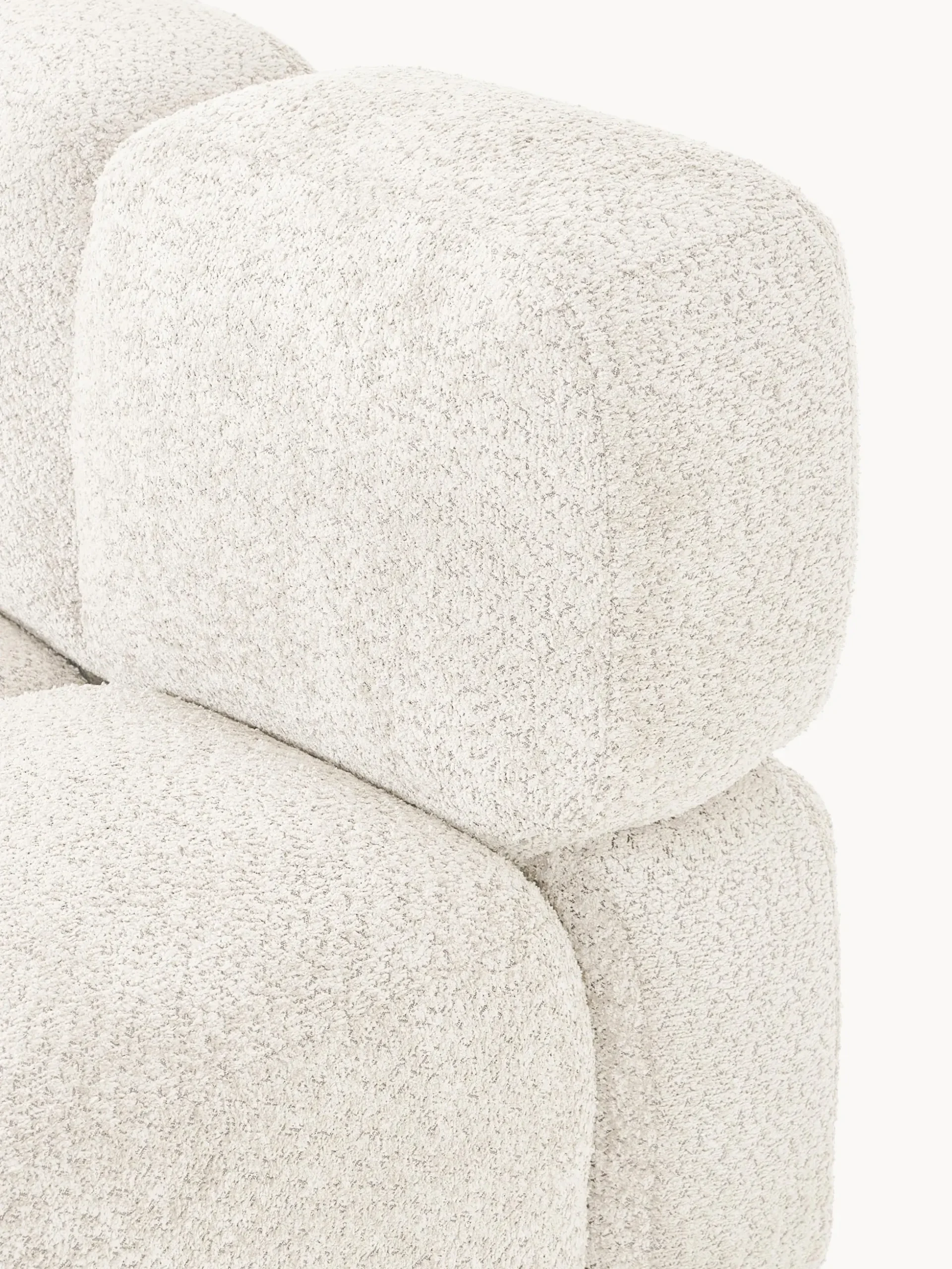 Modulo centrale in teddy-bouclé Tayla