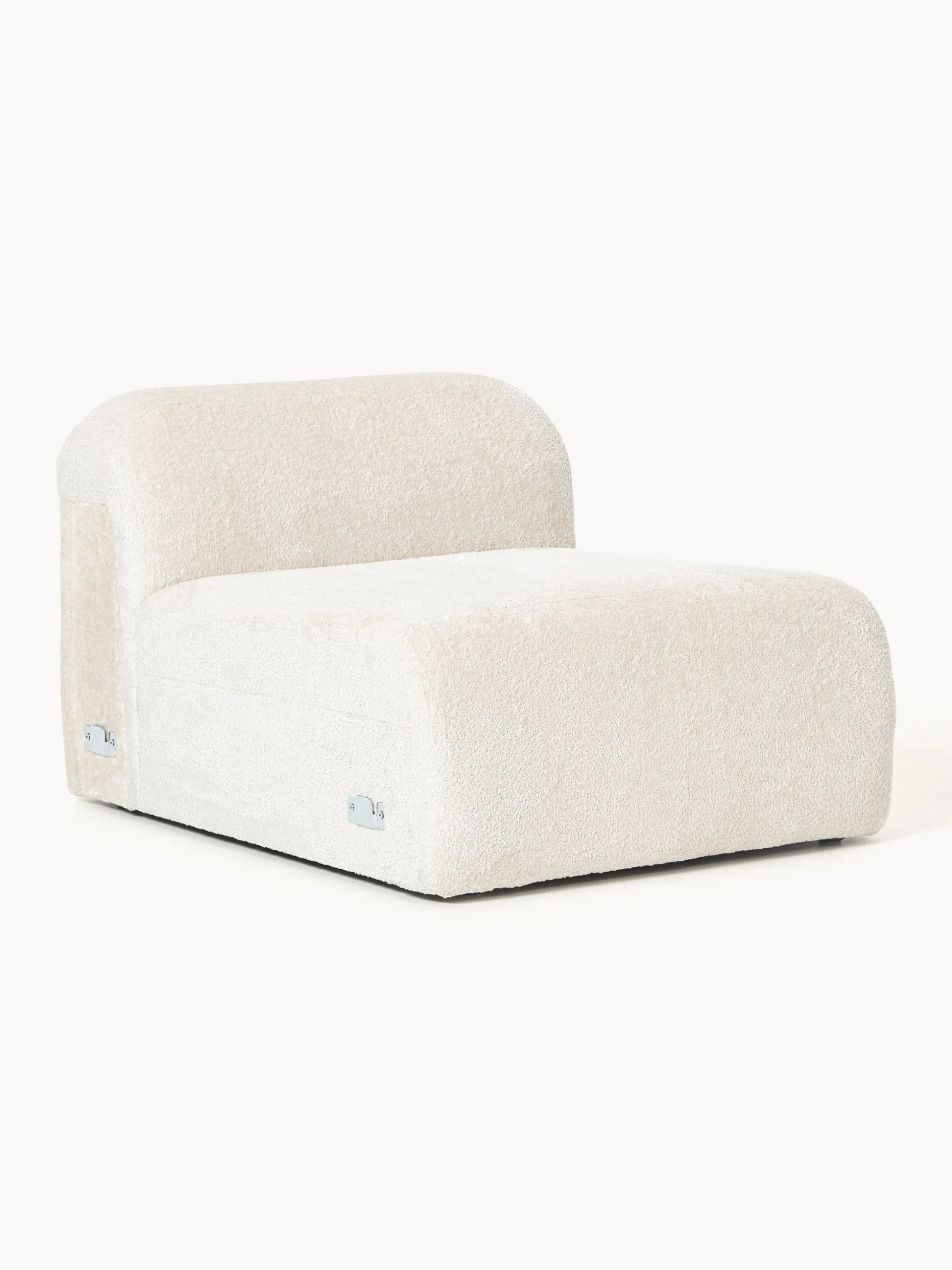 Modulo centrale in teddy-bouclé Wolke