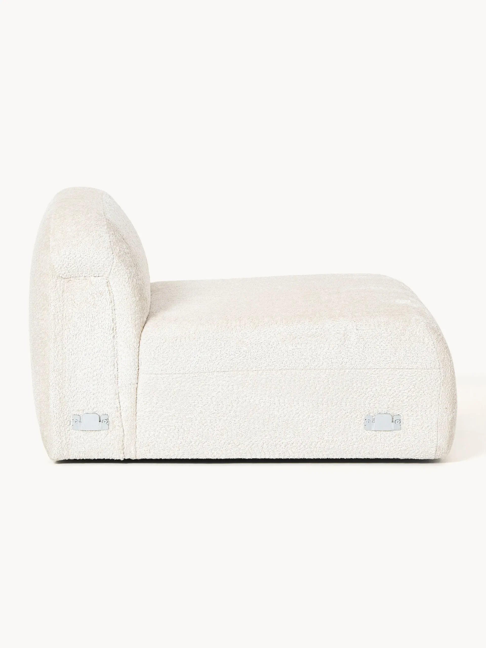 Modulo centrale in teddy-bouclé Wolke