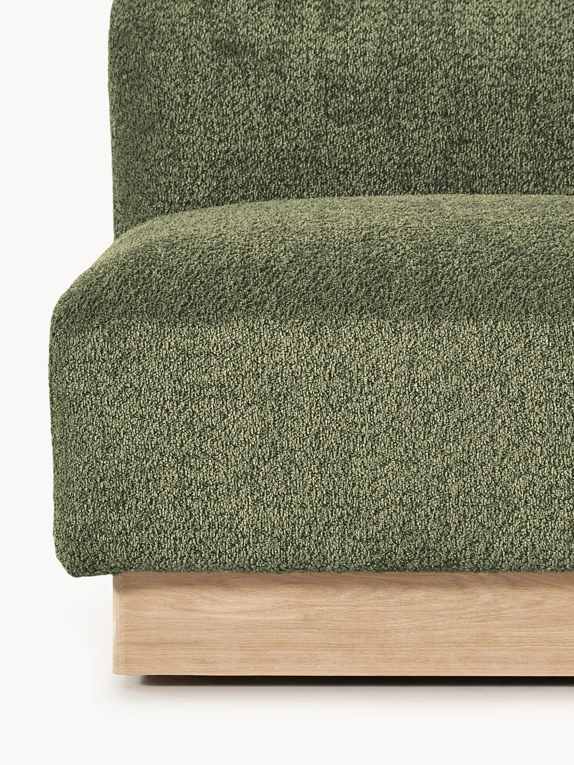 Modulo centrale in teddy bouclé Natalie