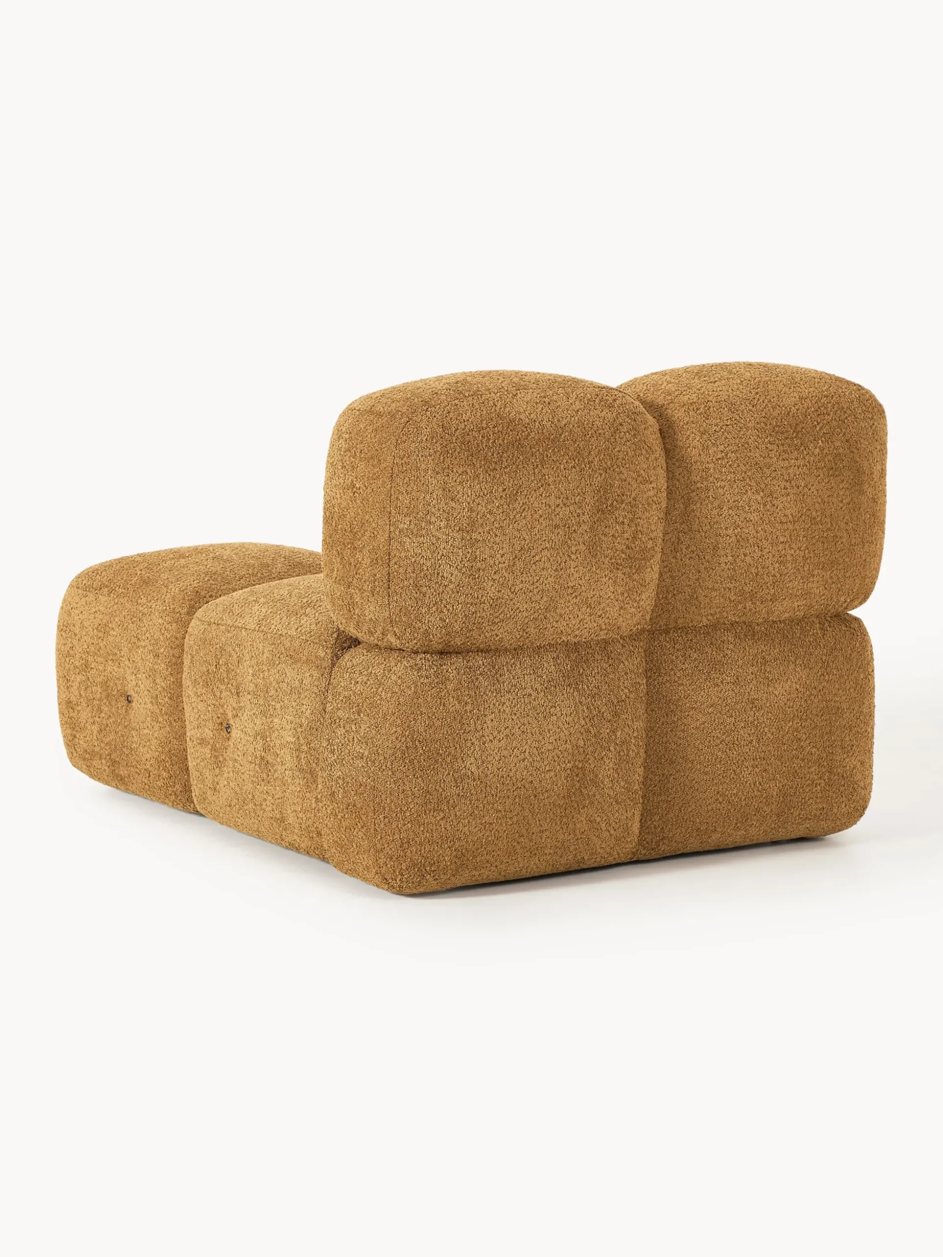 Modulo centrale in teddy-bouclé Tayla