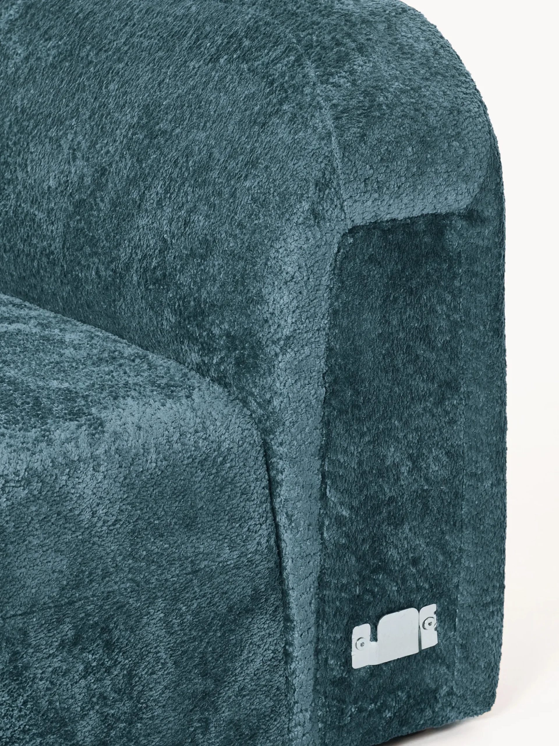 Modulo centrale in teddy-bouclé Wolke