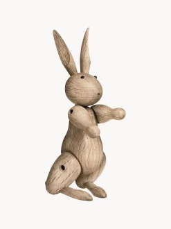 Oggetto decorativo fatto a mano in legno di quercia Rabbit