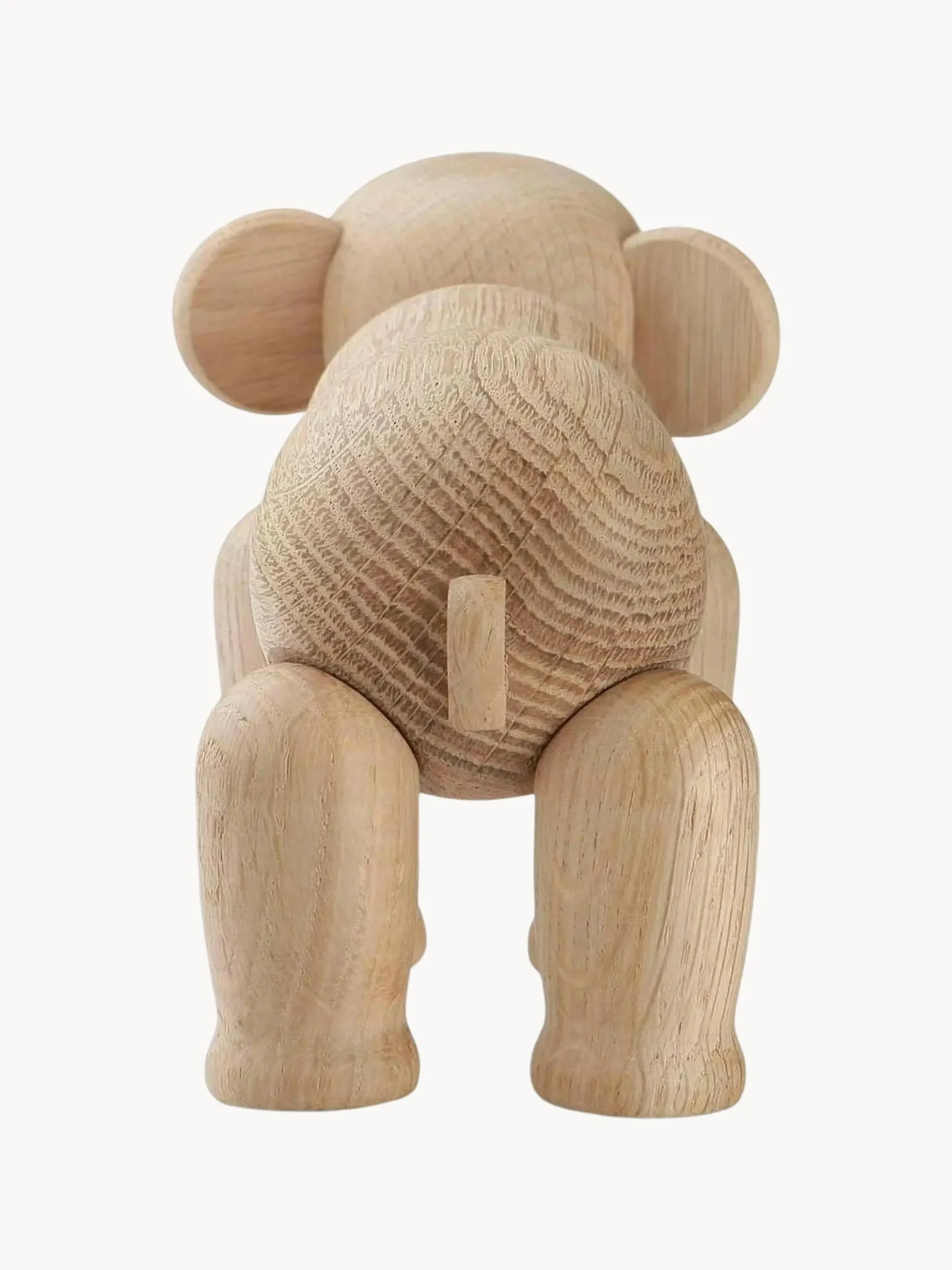 Oggetto decorativo in legno di quercia Elephant Mini