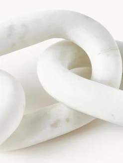 Oggetto decorativo in marmo bianco Milena