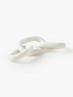 Oggetto decorativo in marmo bianco Milena