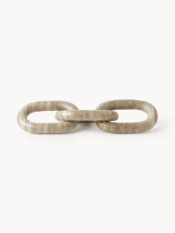 Oggetto decorativo in marmo bianco Milena