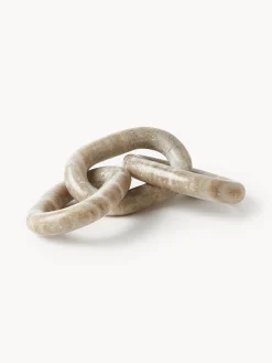 Oggetto decorativo in marmo bianco Milena