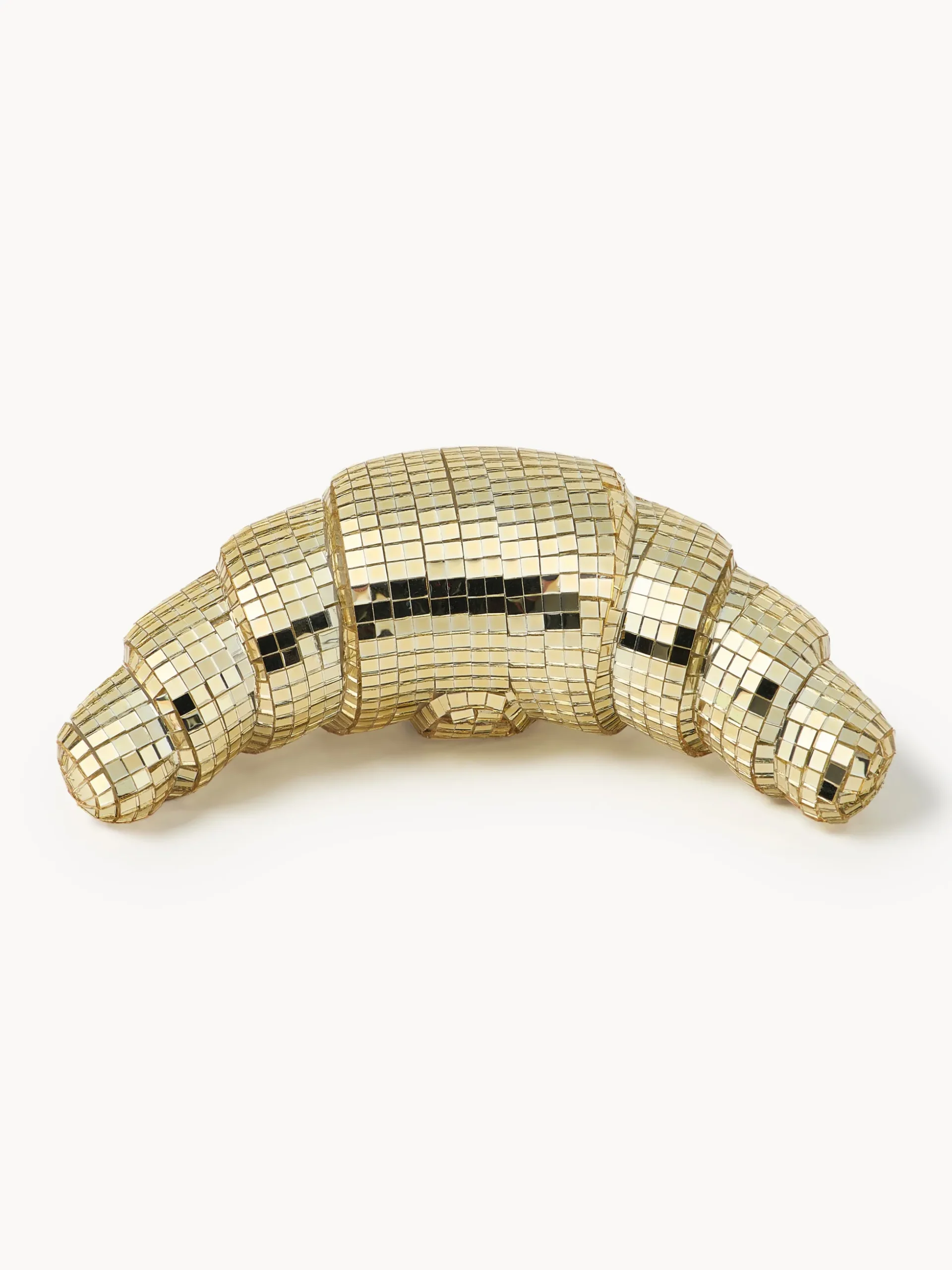 Oggetto decorativo scintillante Disco Croissant