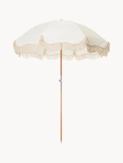 Ombrellone pieghevole con frange Retro, Ø 180 cm
