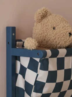 Organizer da parete per bambini Check Teal