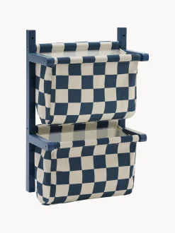 Organizer da parete per bambini Check Teal