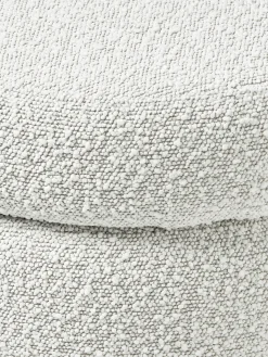 Panca imbottita in bouclé con vano contenitore Alto