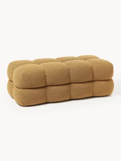 Panca imbottita in bouclé Ellie