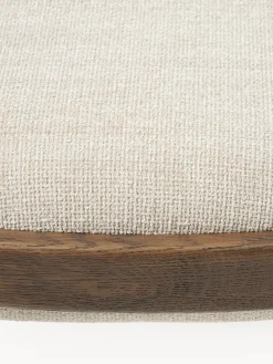 Panca imbottita in legno di quercia Imara