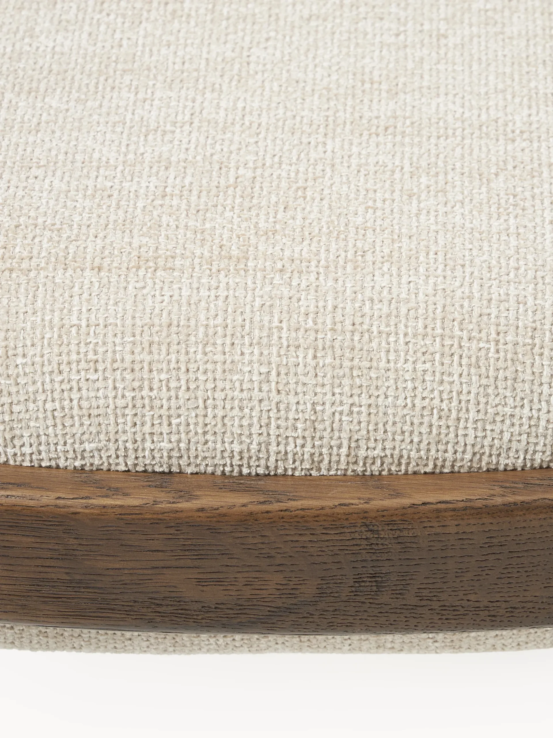 Panca imbottita in legno di quercia Imara
