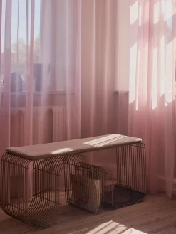 Panca in metallo Curva