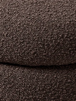 Panca imbottita in bouclé con vano contenitore Alto