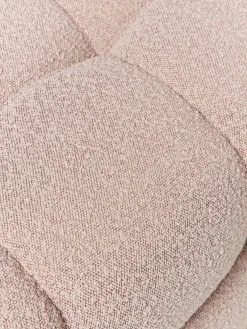 Panca imbottita in bouclé Ellie