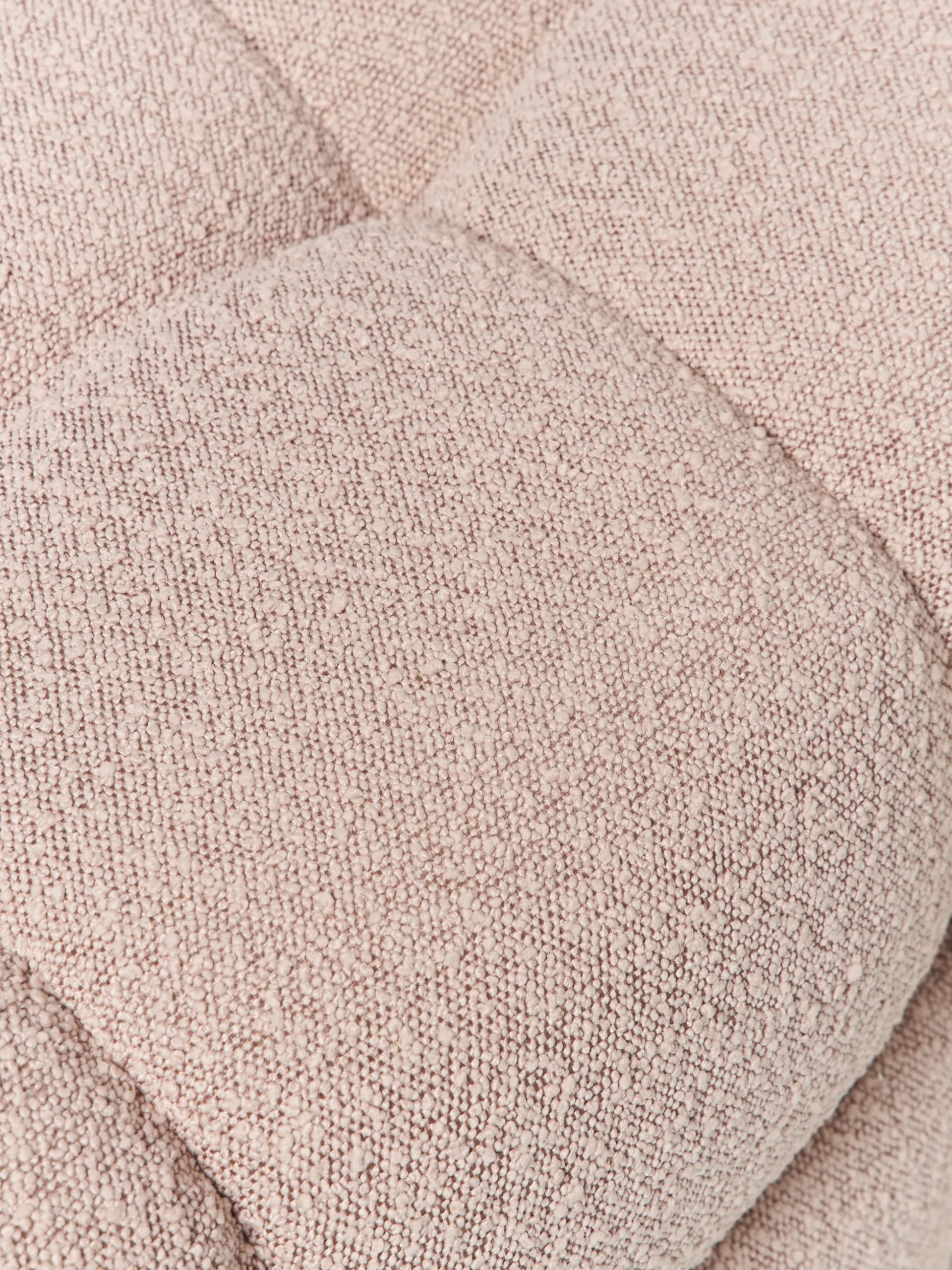 Panca imbottita in bouclé Ellie