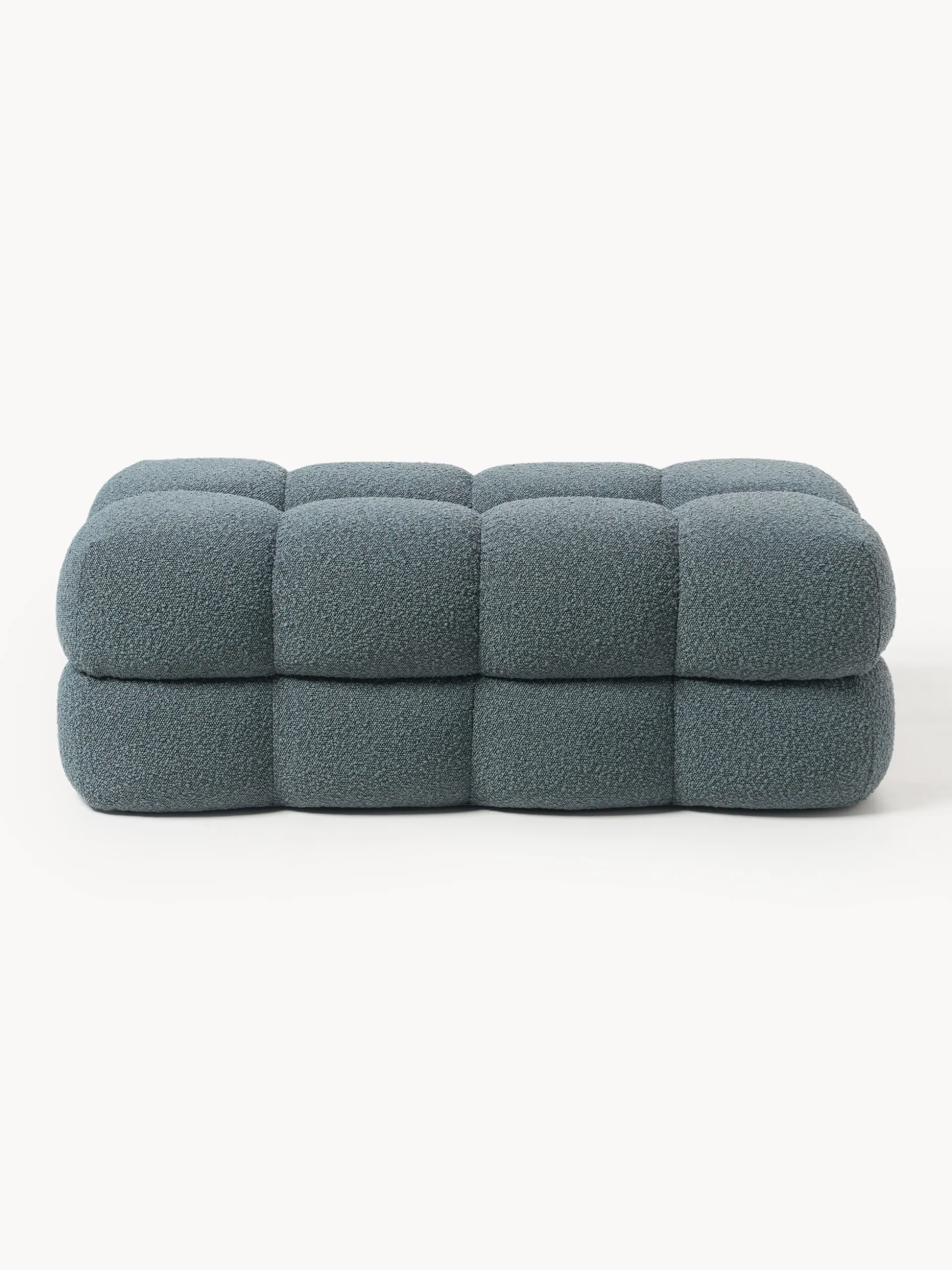Panca imbottita in bouclé Ellie