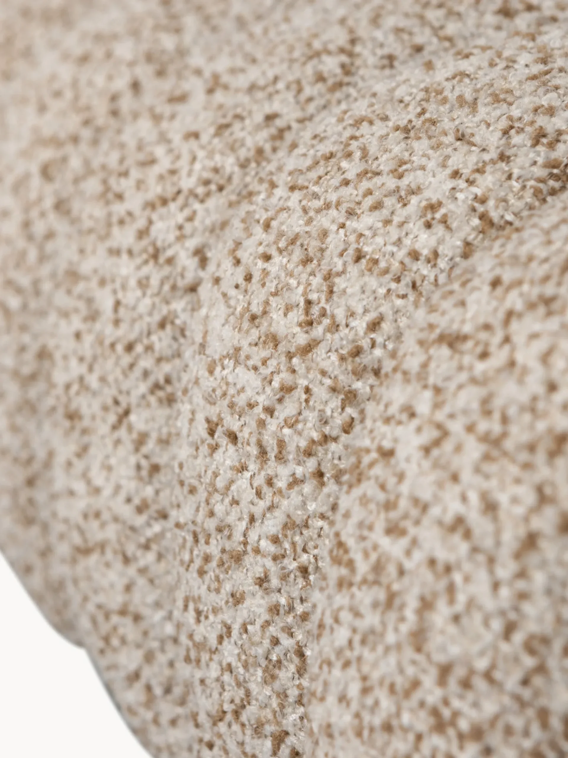 Panca imbottita in bouclé Frex