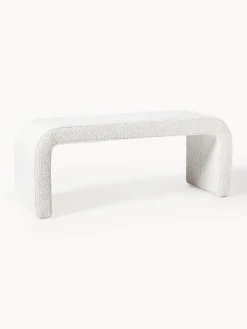 Panca imbottita in bouclé Penelope