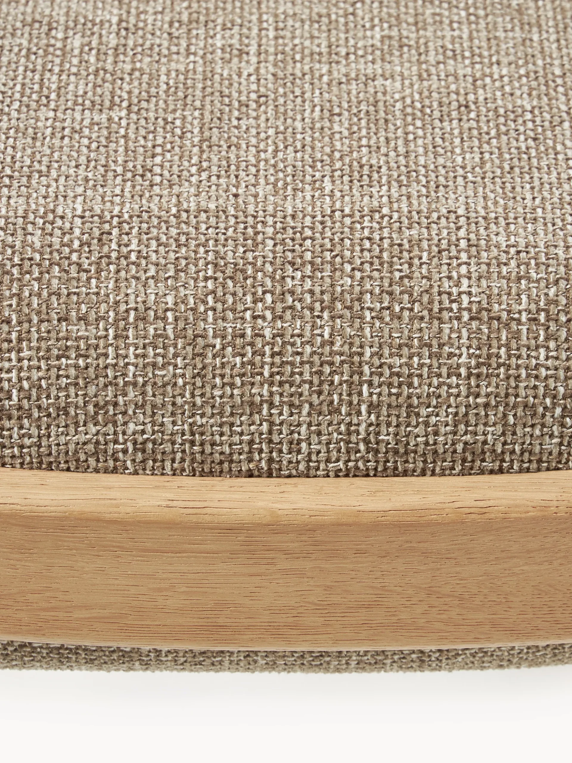 Panca imbottita in legno di quercia Imara